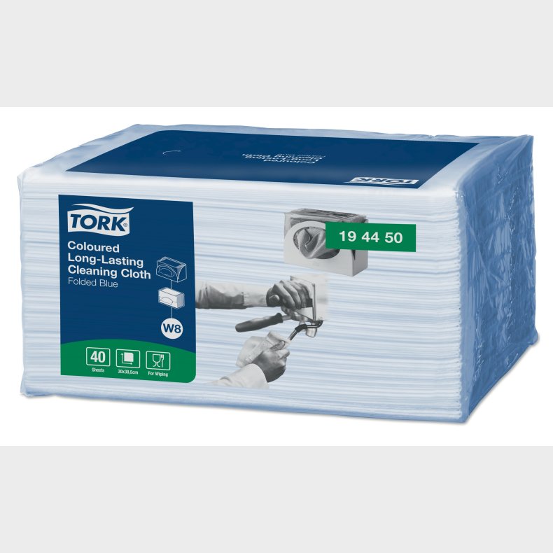 Tork Allround klud (40x8stk), W8